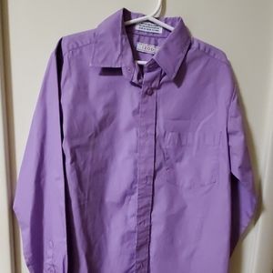 Boys long sleeved button up shirt